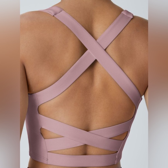 Women's Mauve Sports Bra - Picture 5 of 5